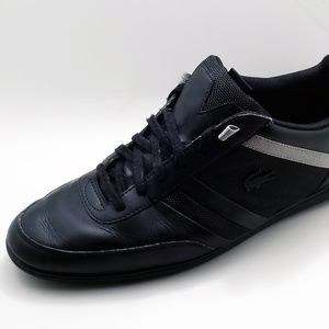 Lacoste Giron 118 1 U Cam Black Grey Leather Synth